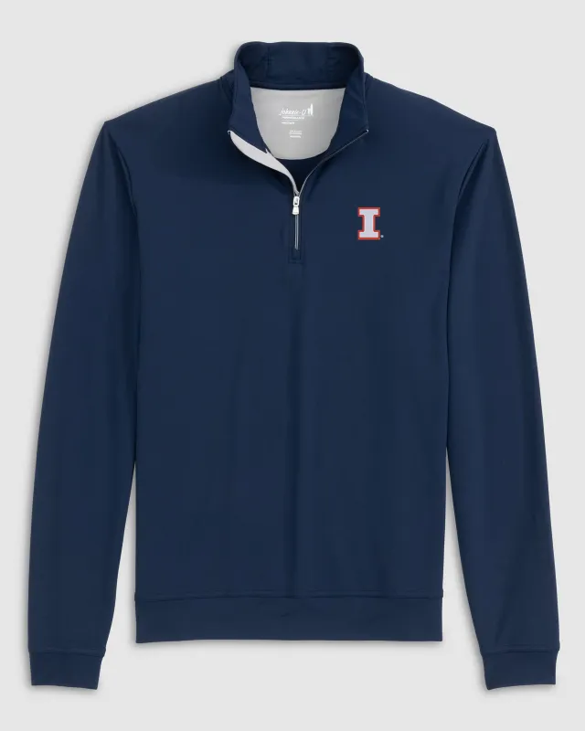 Illinois Motion Performance 1/4 Zip sold by Johnnie-O