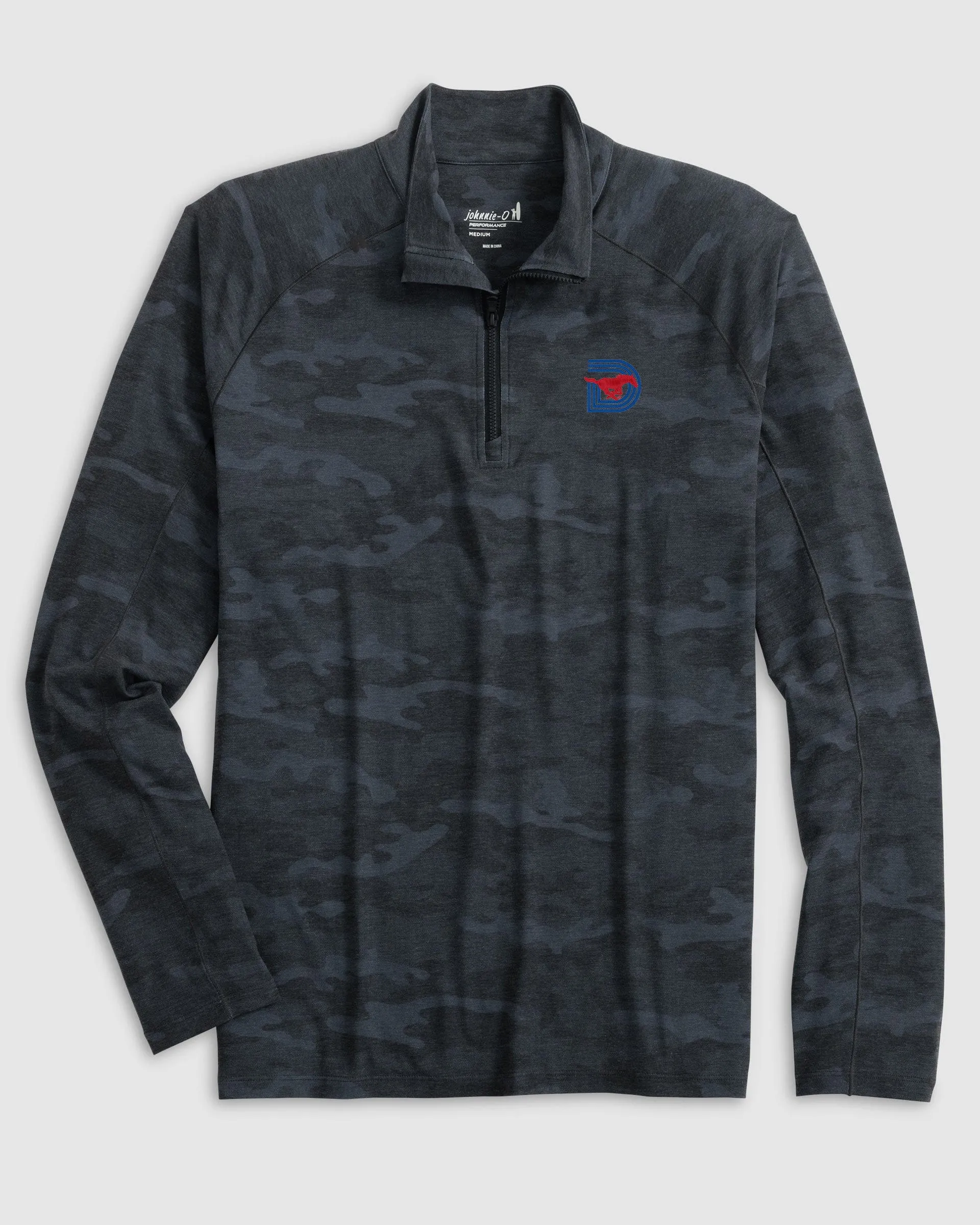 Southern Methodist Patton Performance Camo 1/4 Zip - Triple D Logo sold by Johnnie-O product image thumbnail 2