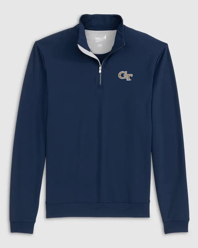 Georgia Tech Motion Performance 1/4 Zip sold by Johnnie-O