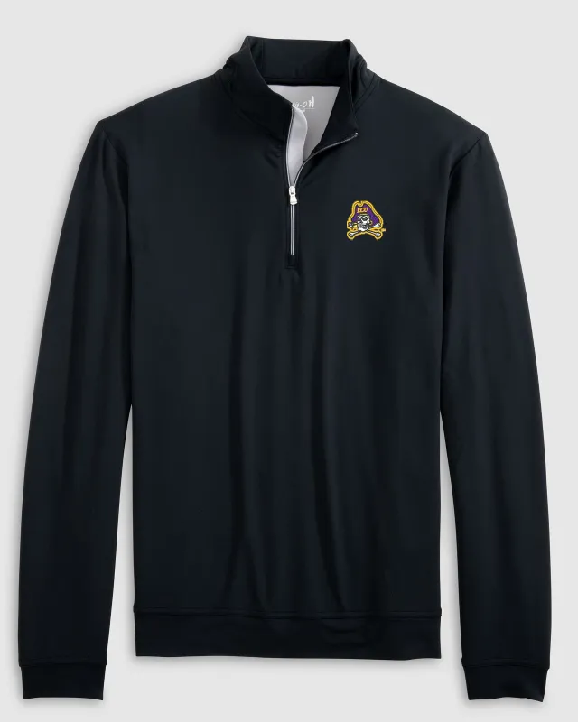 East Carolina Motion Performance 1/4 Zip sold by Johnnie-O