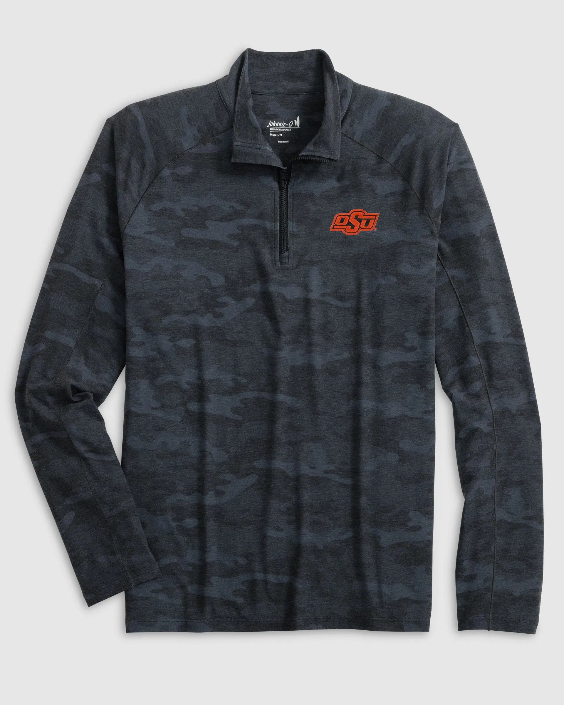 Oklahoma State Patton Performance Camo 1/4 Zip sold by Johnnie-O product image thumbnail 2