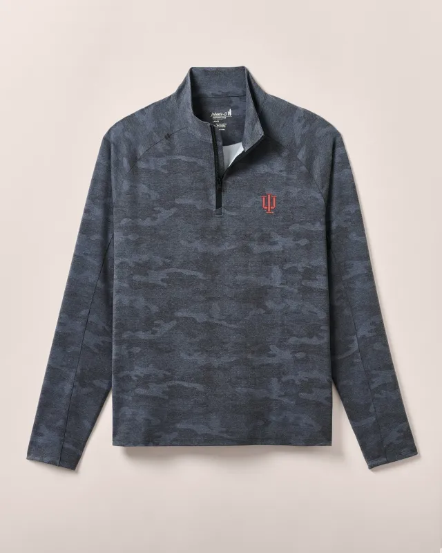 Indiana Patton Performance Camo 1/4 Zip sold by Johnnie-O