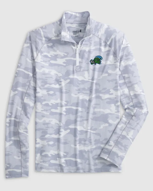Tulane Patton Performance Camo 1/4 Zip - Roaring Waves Logo sold by Johnnie-O