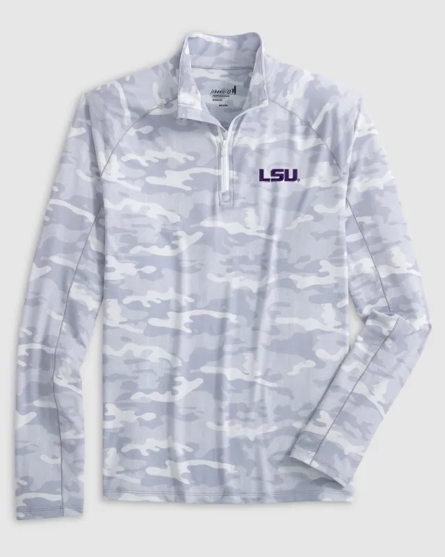 Louisiana State Patton Performance Camo 1/4 Zip sold by Johnnie-O