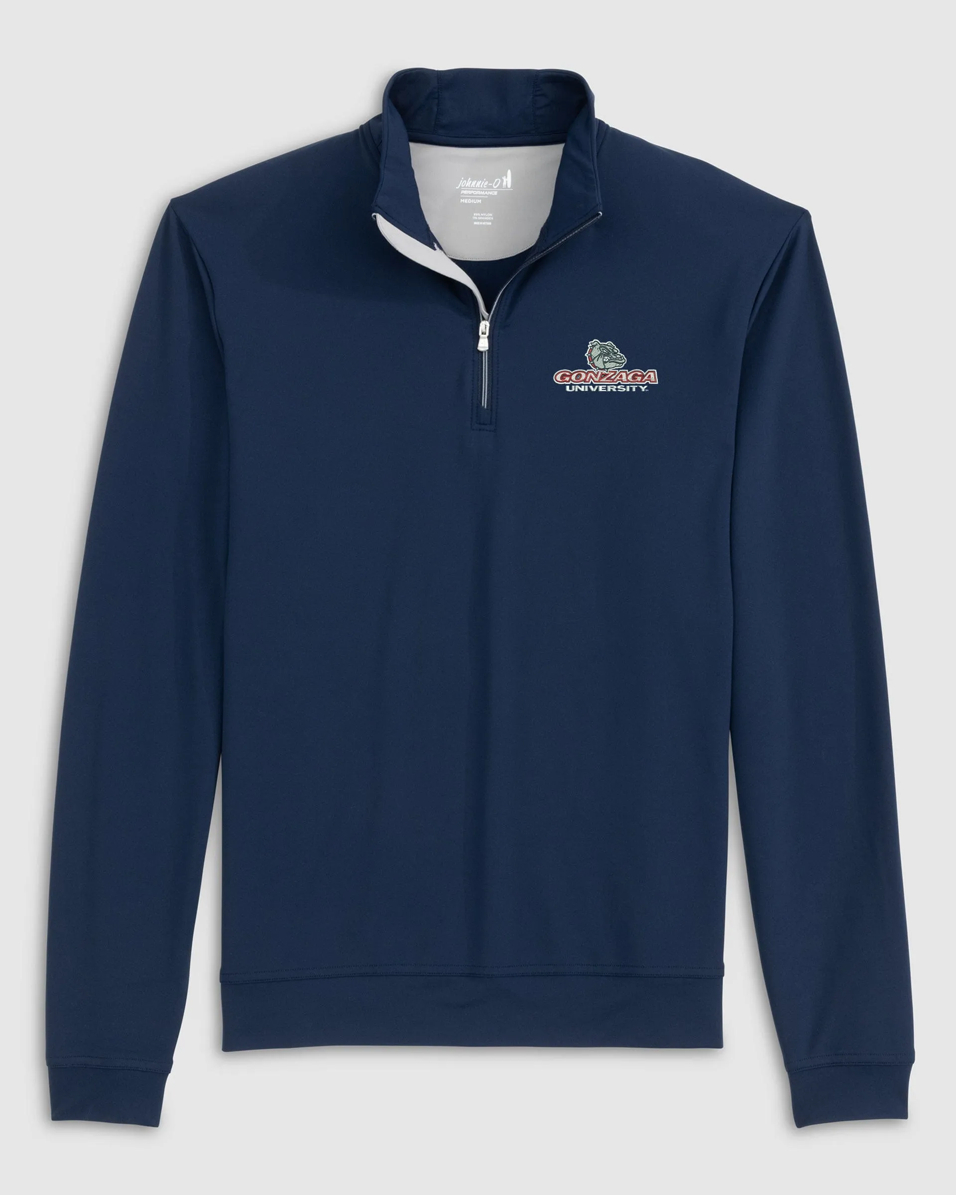 Gonzaga Motion Performance 1/4 Zip - Script Logo sold by Johnnie-O product image thumbnail 2