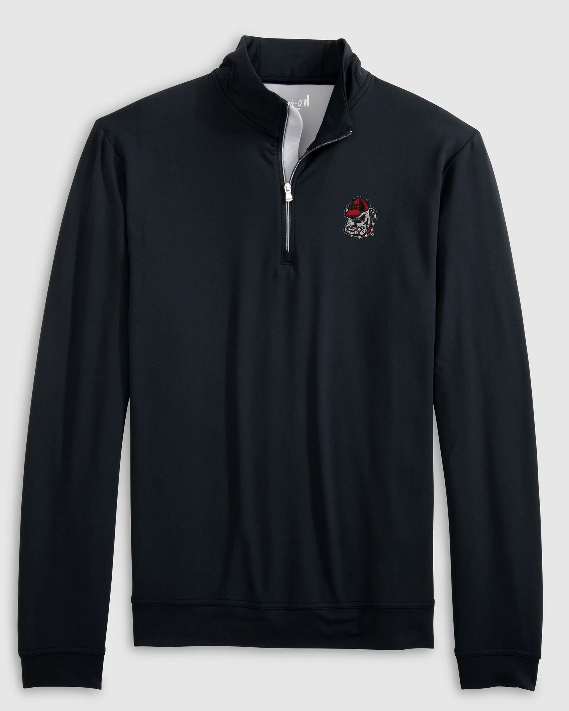 Georgia Motion Performance 1/4 Zip - Bulldog Head Logo sold by Johnnie-O