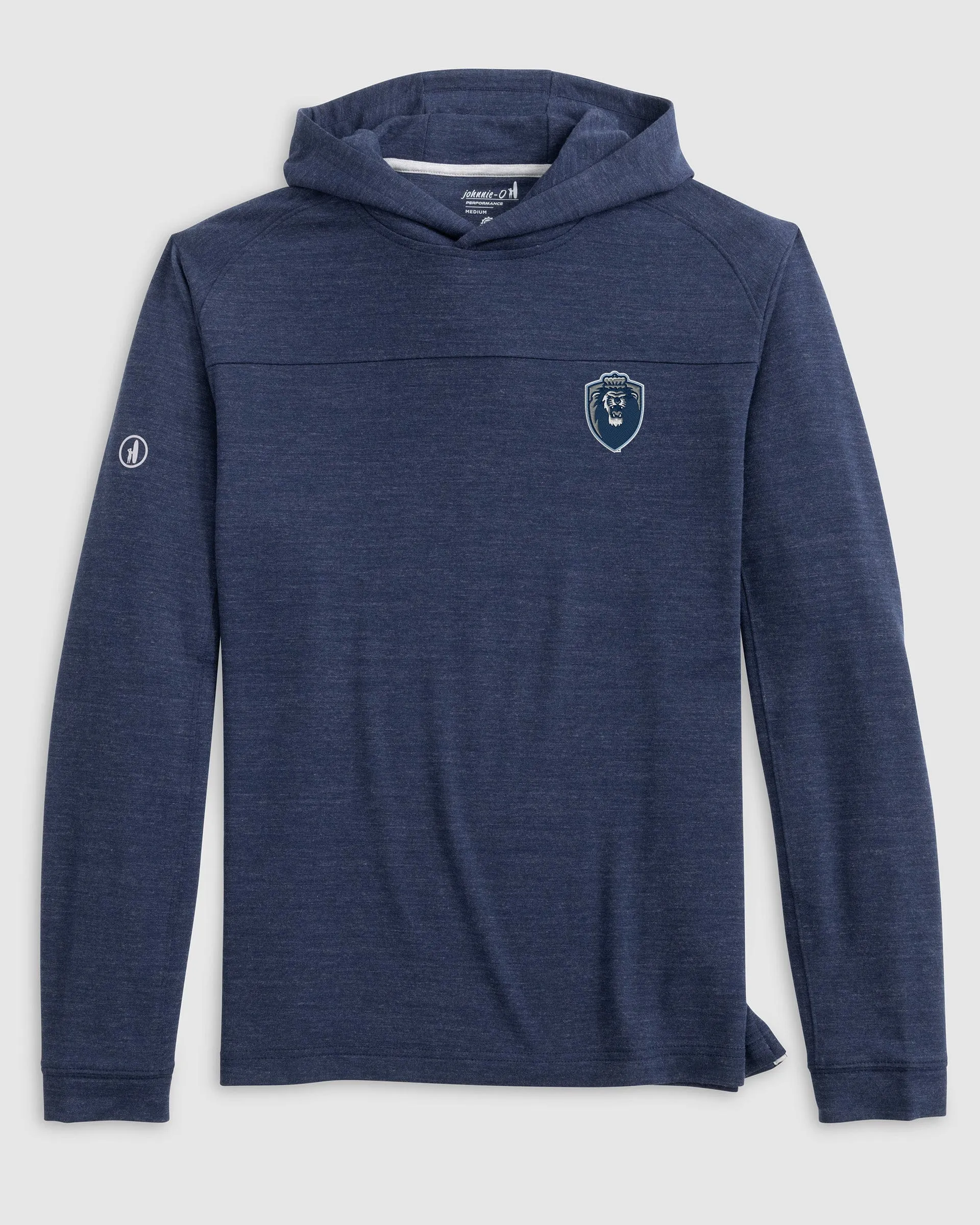 Old Dominion Remmy Lightweight Performance Hoodie - Big Blue Logo sold by Johnnie-O