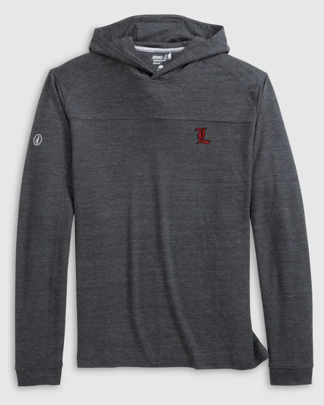 Louisville Remmy Lightweight Performance Hoodie - L Logo sold by Johnnie-O