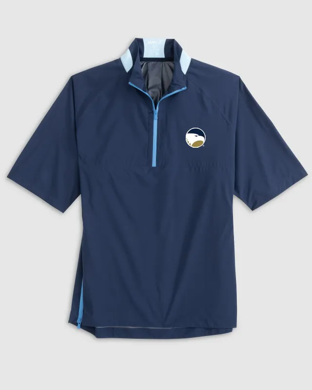 Georgia Southern Stealth Stowable Packable Rain Jacket sold by Johnnie-O
