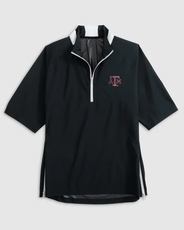 Texas A&M Stealth Stowable Packable Rain Jacket sold by Johnnie-O