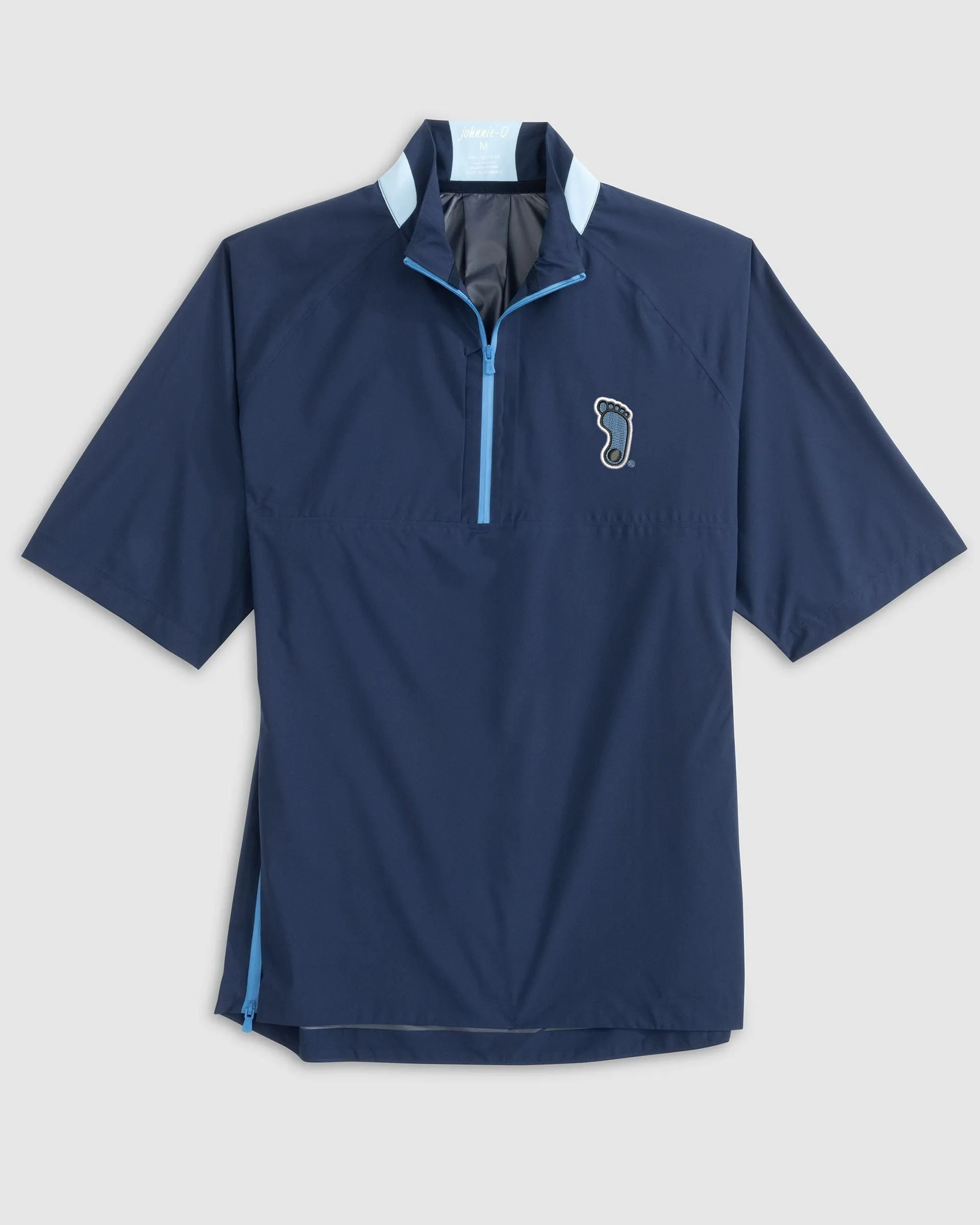 University of North Carolina Stealth Stowable Packable Rain Jacket - Tar Heel Logo sold by Johnnie-O