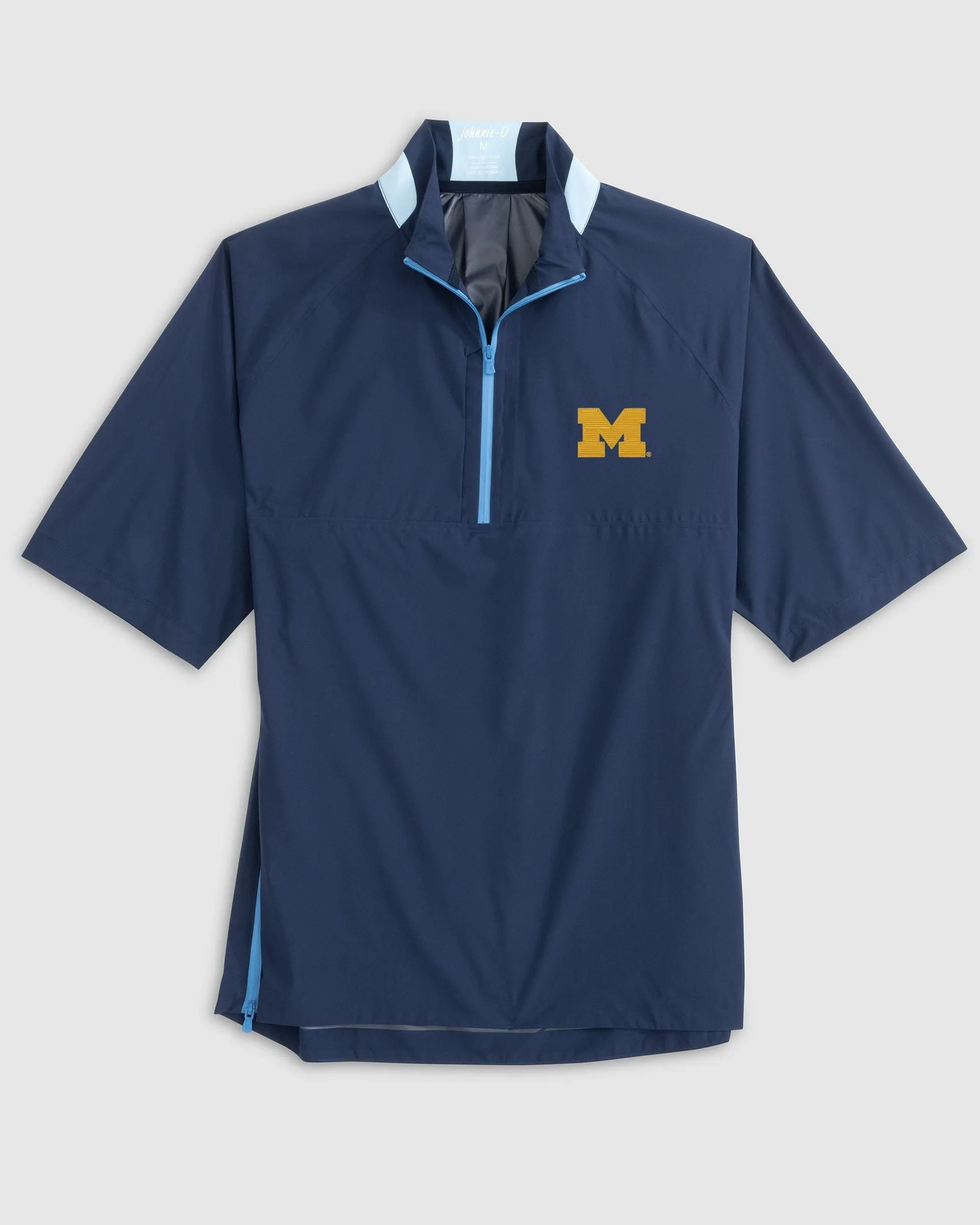 Michigan Stealth Stowable Packable Rain Jacket sold by Johnnie-O