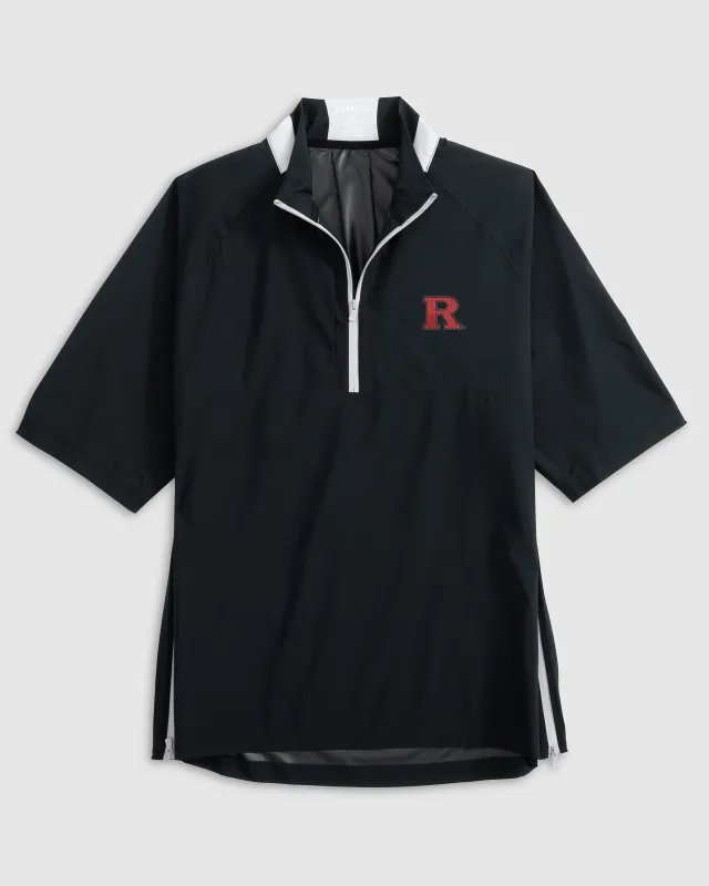 Rutgers Stealth Stowable Packable Rain Jacket sold by Johnnie-O