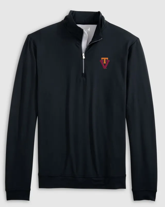 Virginia Tech Motion Performance 1/4 Zip - Vault Logo sold by Johnnie-O