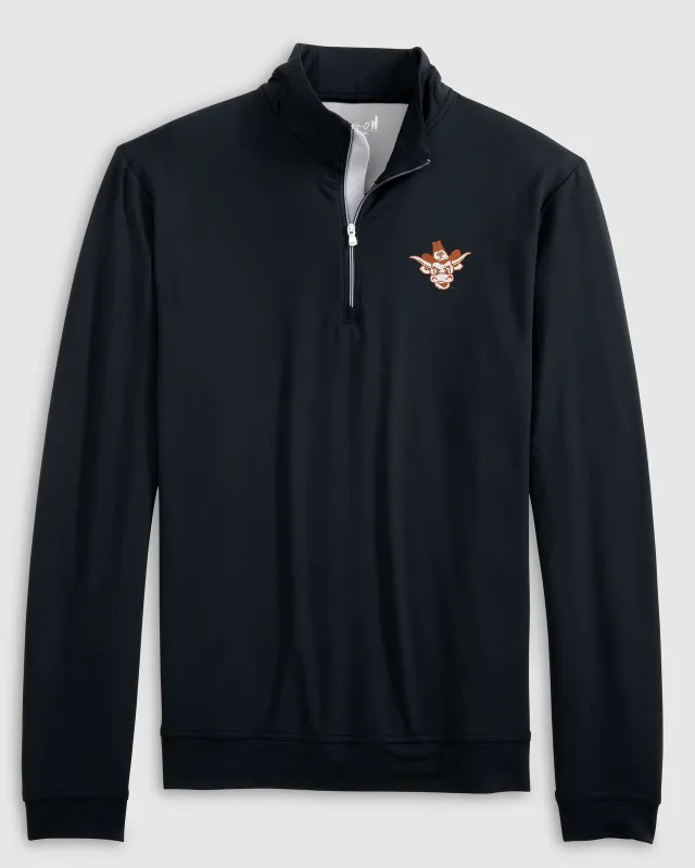 Texas Motion Performance 1/4 Zip - Vault Logo sold by Johnnie-O