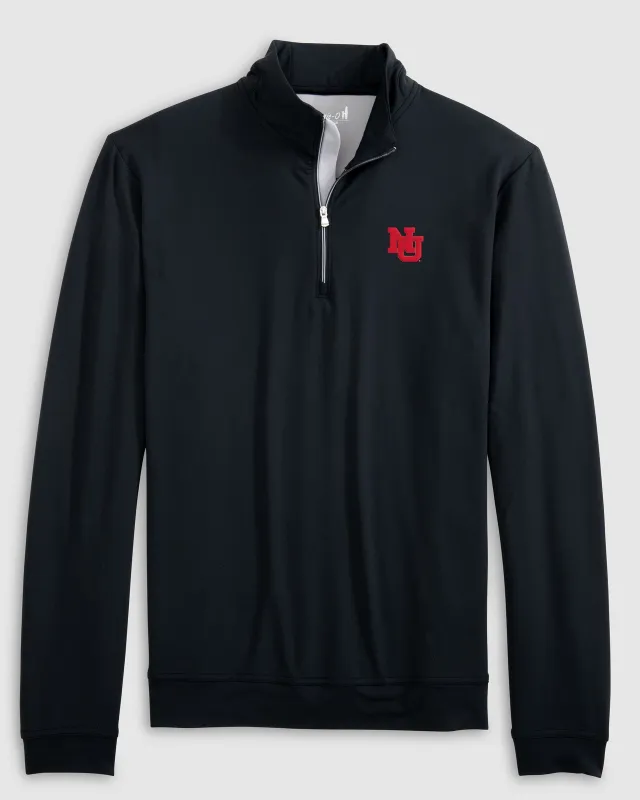 Nebraska Motion Performance 1/4 Zip - Vault Logo sold by Johnnie-O