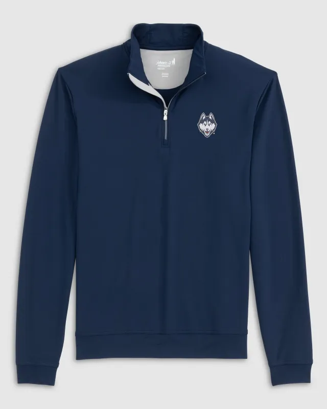 Uconn Motion Performance 1/4 Zip sold by Johnnie-O