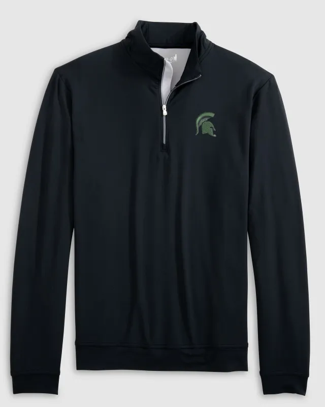 Michigan State Motion Performance 1/4 Zip sold by Johnnie-O