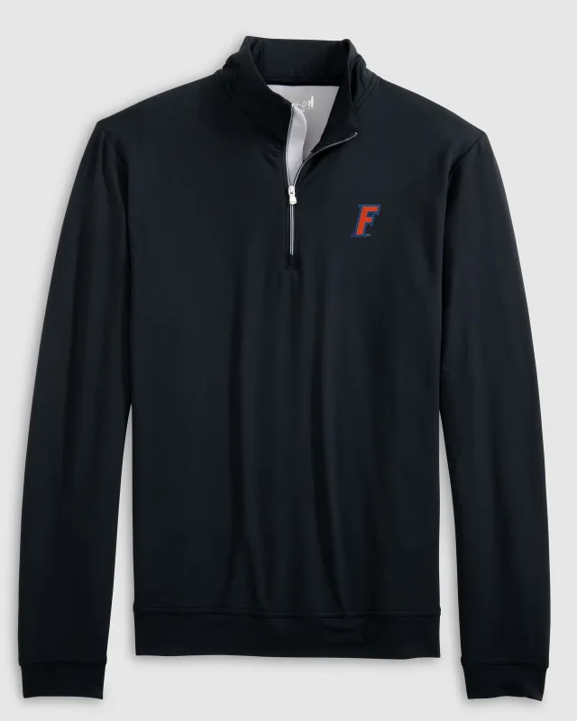 Florida Motion Performance 1/4 Zip - F Logo sold by Johnnie-O