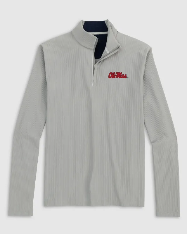 Ole Miss Hoppin Performance 1/4 Zip sold by Johnnie-O