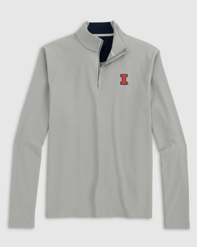 Illinois Hoppin Performance 1/4 Zip sold by Johnnie-O