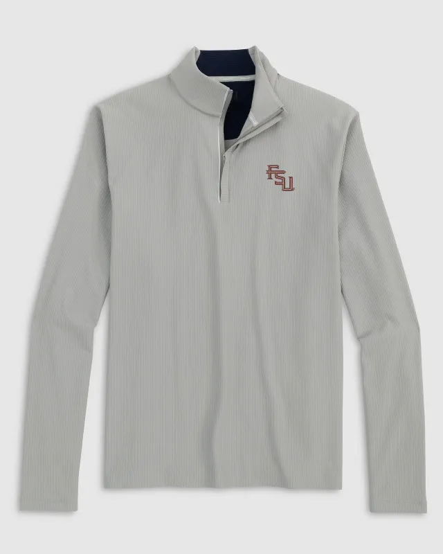 Florida State Hoppin Performance 1/4 Zip - Stacked Logo sold by Johnnie-O