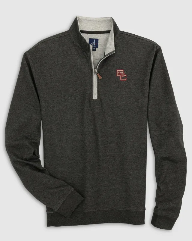 Boston College Sully 1/4 Zip - Heritage Logo sold by Johnnie-O