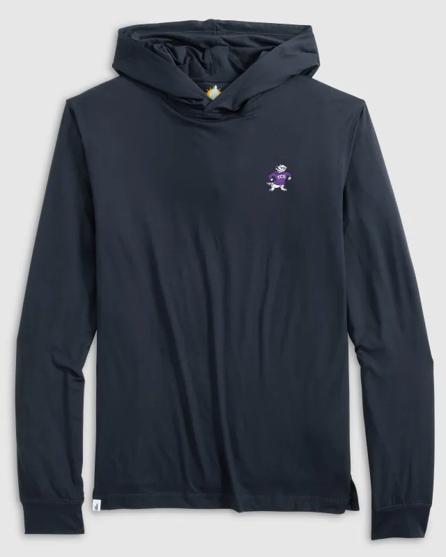 Texas Christian Talon Featherweight Performance Hoodie - Vault Logo sold by Johnnie-O