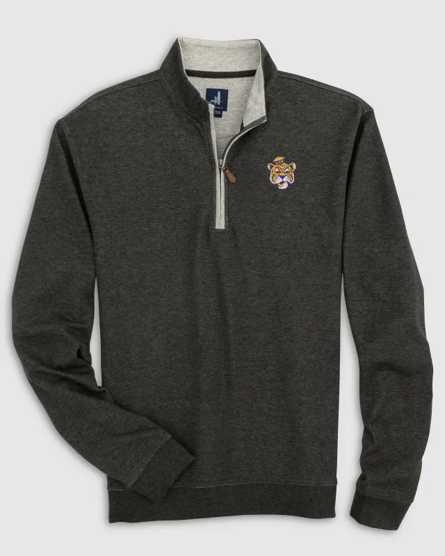 Louisiana State Sully 1/4 Zip - Vault Logo sold by Johnnie-O