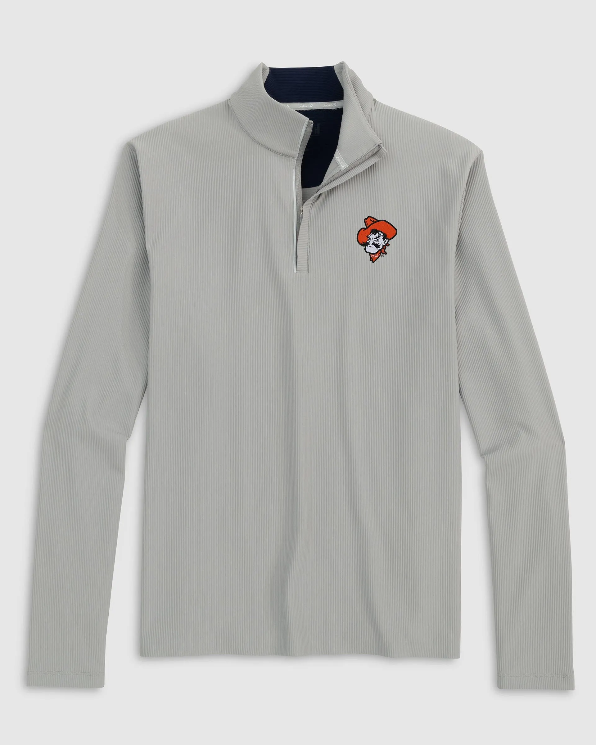 Oklahoma State Hoppin Performance 1/4 Zip - Pistol Pete Logo sold by Johnnie-O