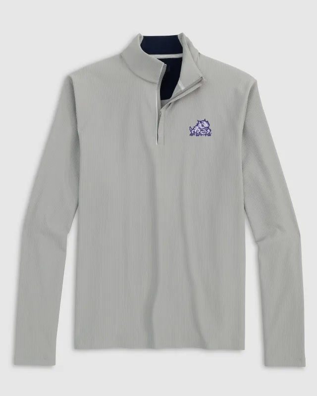 Texas Christian Hoppin Performance 1/4 Zip sold by Johnnie-O