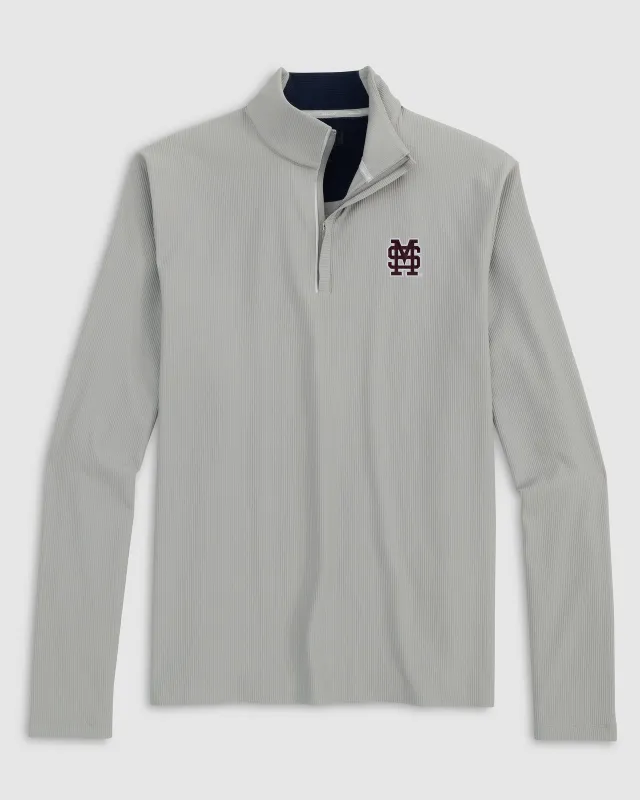 Mississippi State Hoppin Performance 1/4 Zip - Baseball Logo sold by Johnnie-O