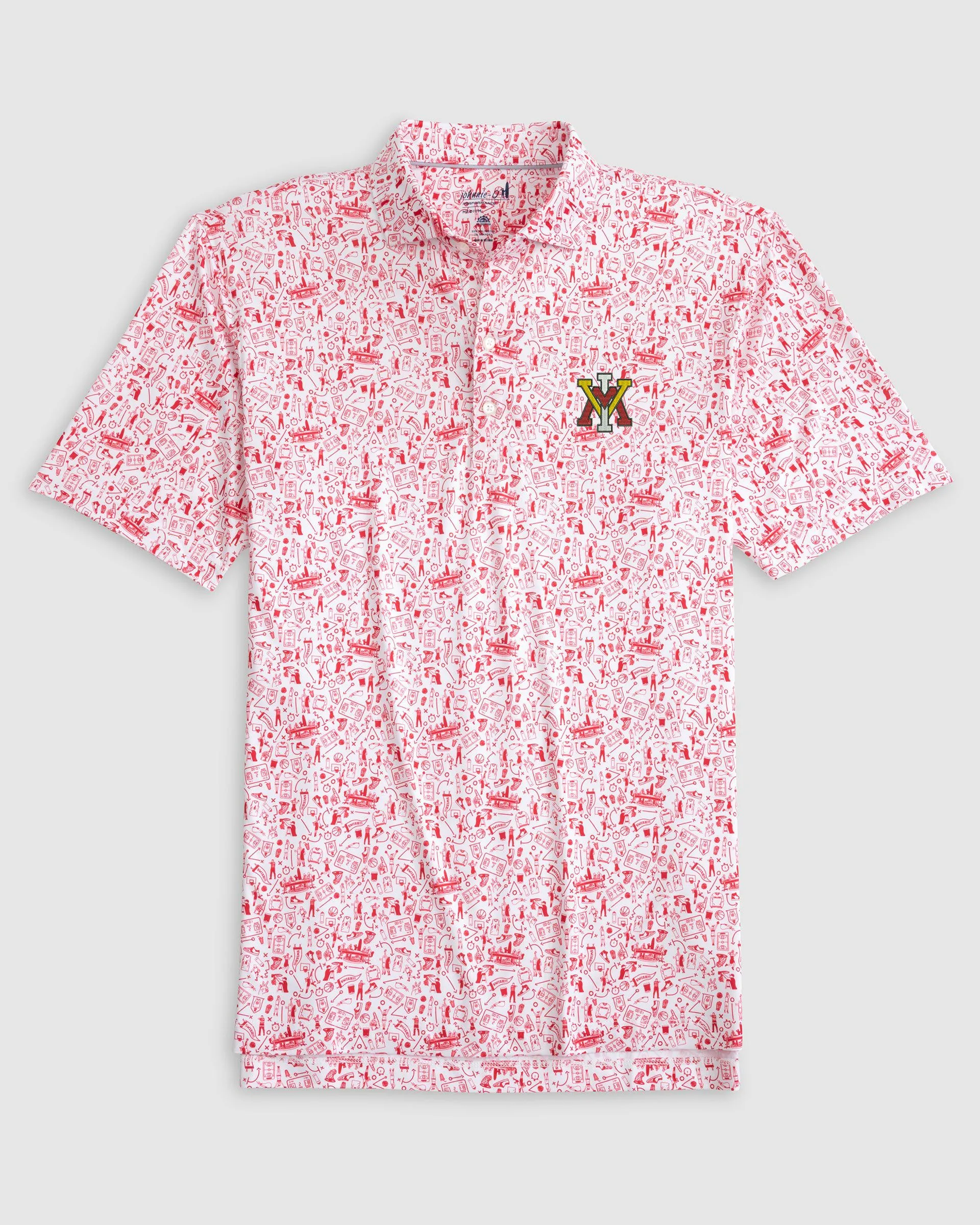 VMI Hoop There It Is Printed Performance Jersey Polo sold by Johnnie-O product image thumbnail 2