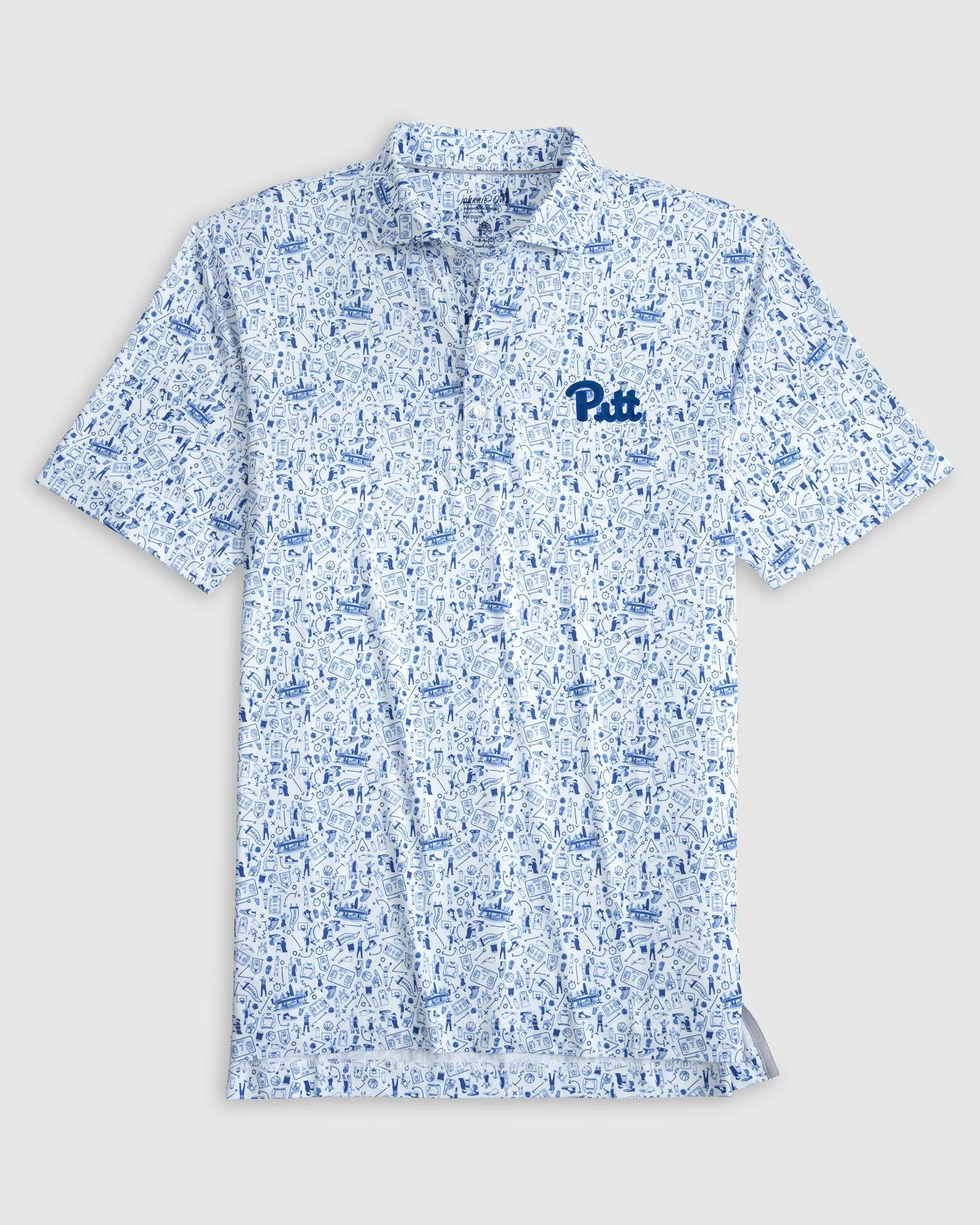 Pittsburgh Hoop There It Is Printed Performance Jersey Polo sold by Johnnie-O product image thumbnail 2