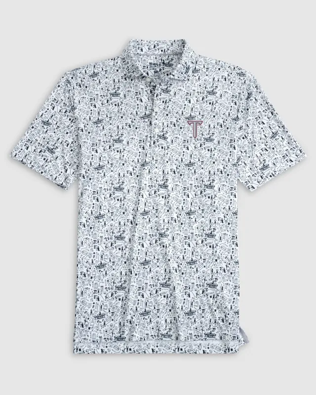 Troy Hoop There It Is Printed Performance Jersey Polo sold by Johnnie-O