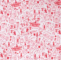 Gonzaga Hoop There It Is Printed Performance Jersey Polo - Script Logo sold by Johnnie-O product image thumbnail 4