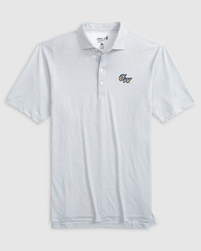 George Washington Tee Time Printed Performance Jersey Polo sold by Johnnie-O