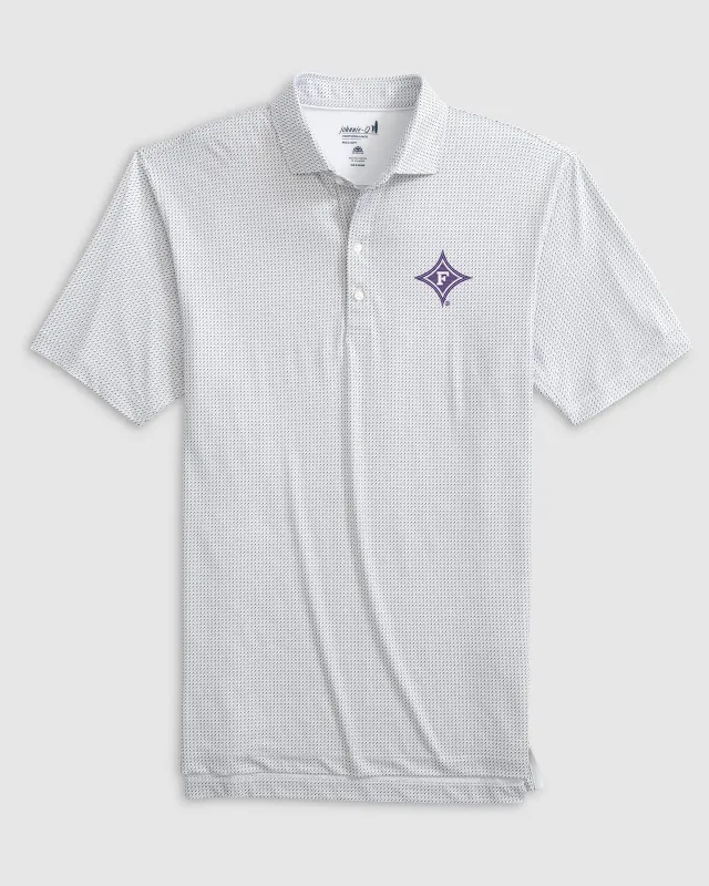 Furman Tee Time Printed Performance Jersey Polo sold by Johnnie-O