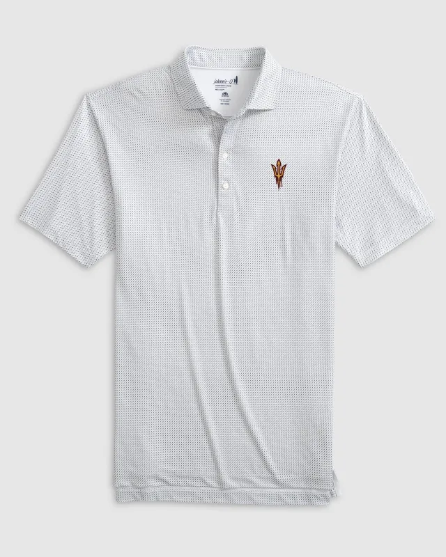 Arizona State Tee Time Printed Performance Jersey Polo sold by Johnnie-O
