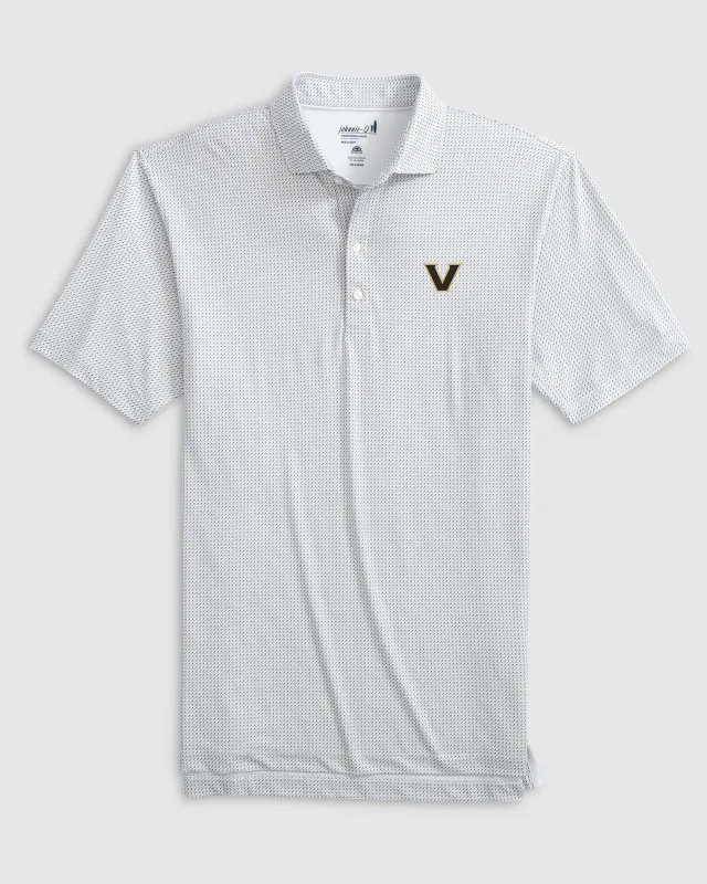 Vanderbilt Tee Time Printed Performance Jersey Polo sold by Johnnie-O