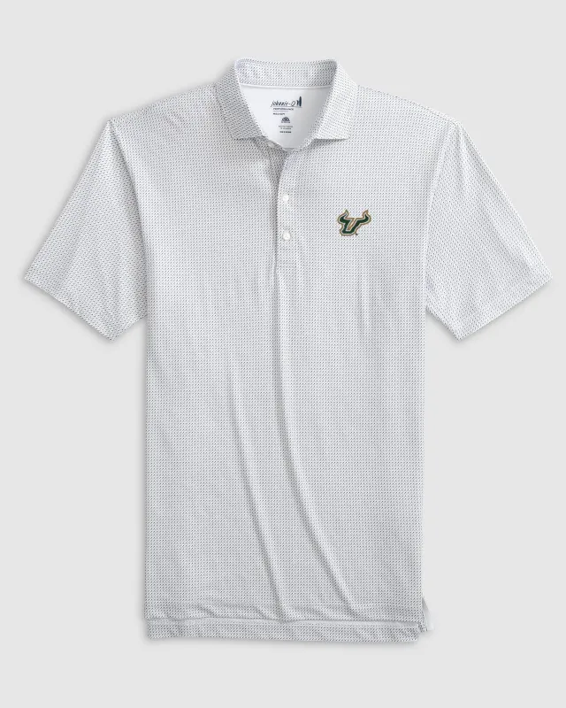 South Florida Tee Time Printed Performance Jersey Polo sold by Johnnie-O