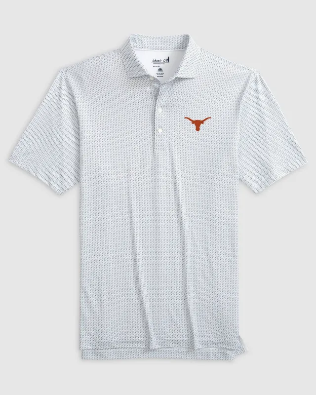 Texas Tee Time Printed Performance Jersey Polo sold by Johnnie-O