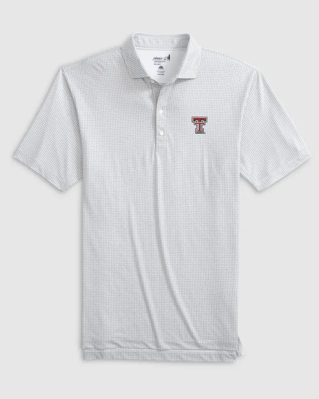 Texas Tech Tee Time Printed Performance Jersey Polo sold by Johnnie-O