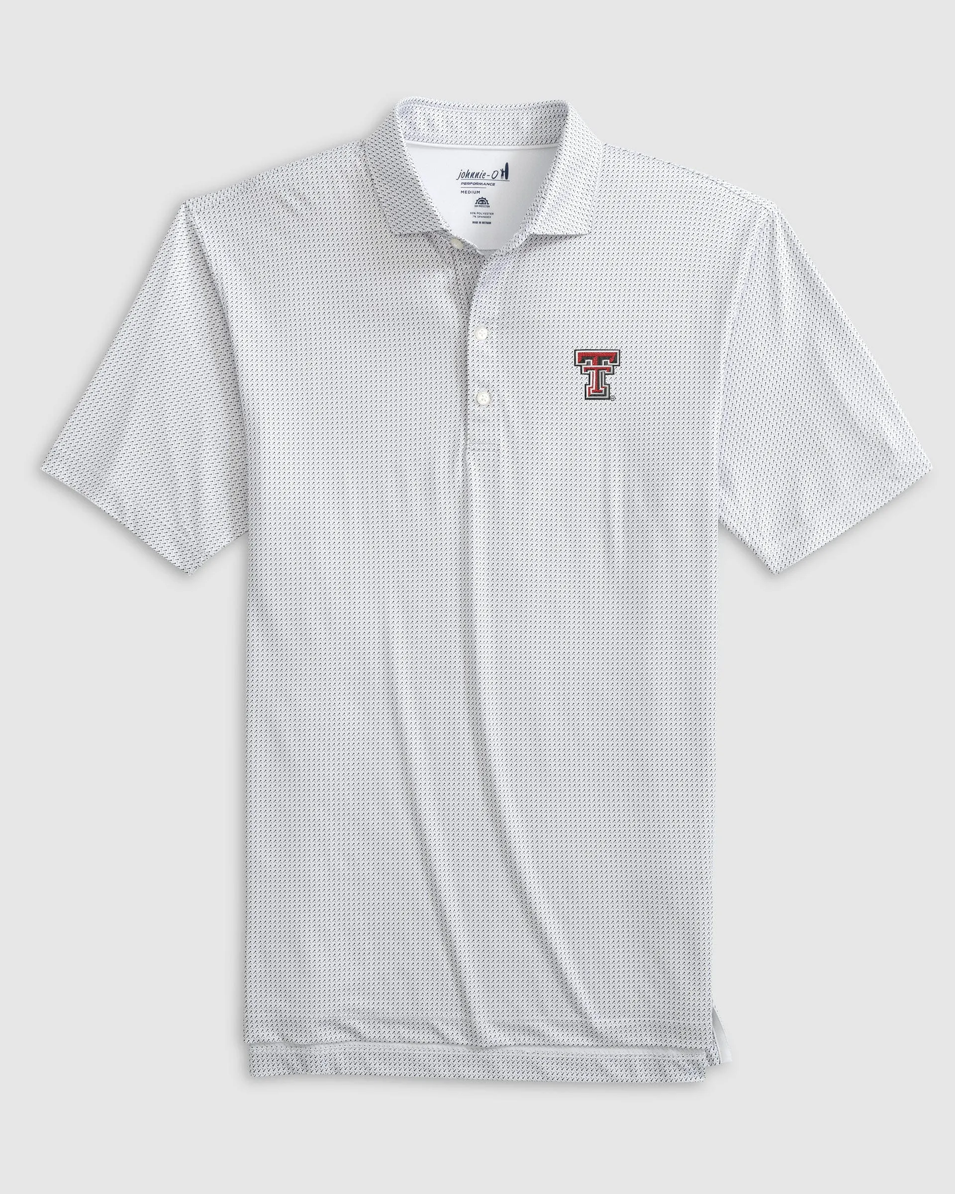 Texas Tech Tee Time Printed Performance Jersey Polo sold by Johnnie-O