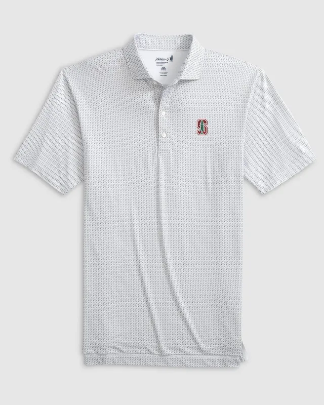 Stanford Tee Time Printed Performance Jersey Polo sold by Johnnie-O