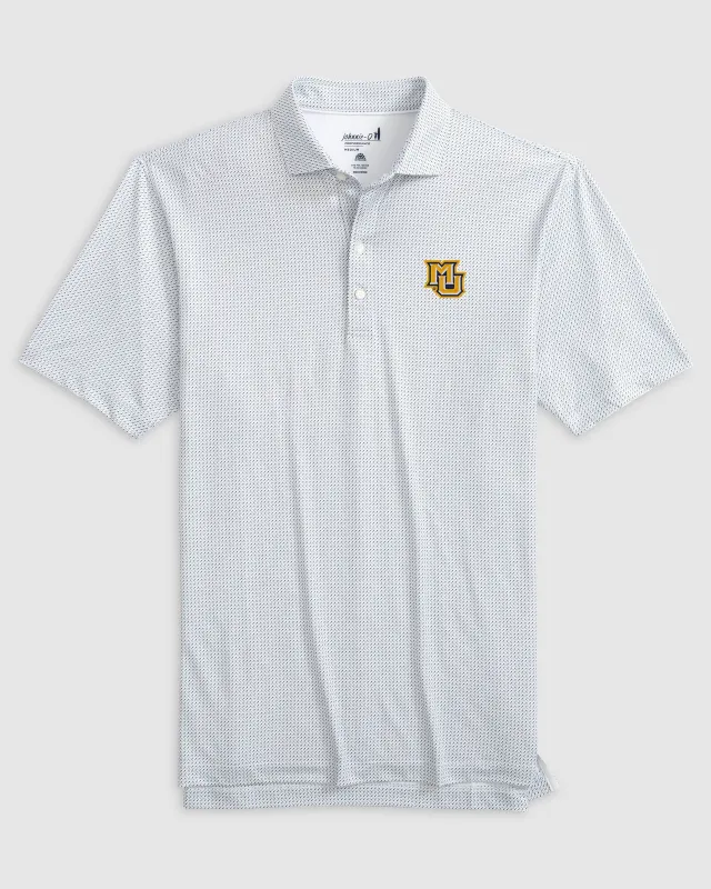 Marquette Tee Time Printed Performance Jersey Polo sold by Johnnie-O