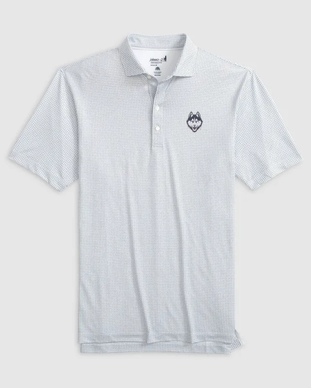 UConn Tee Time Printed Performance Jersey Polo sold by Johnnie-O