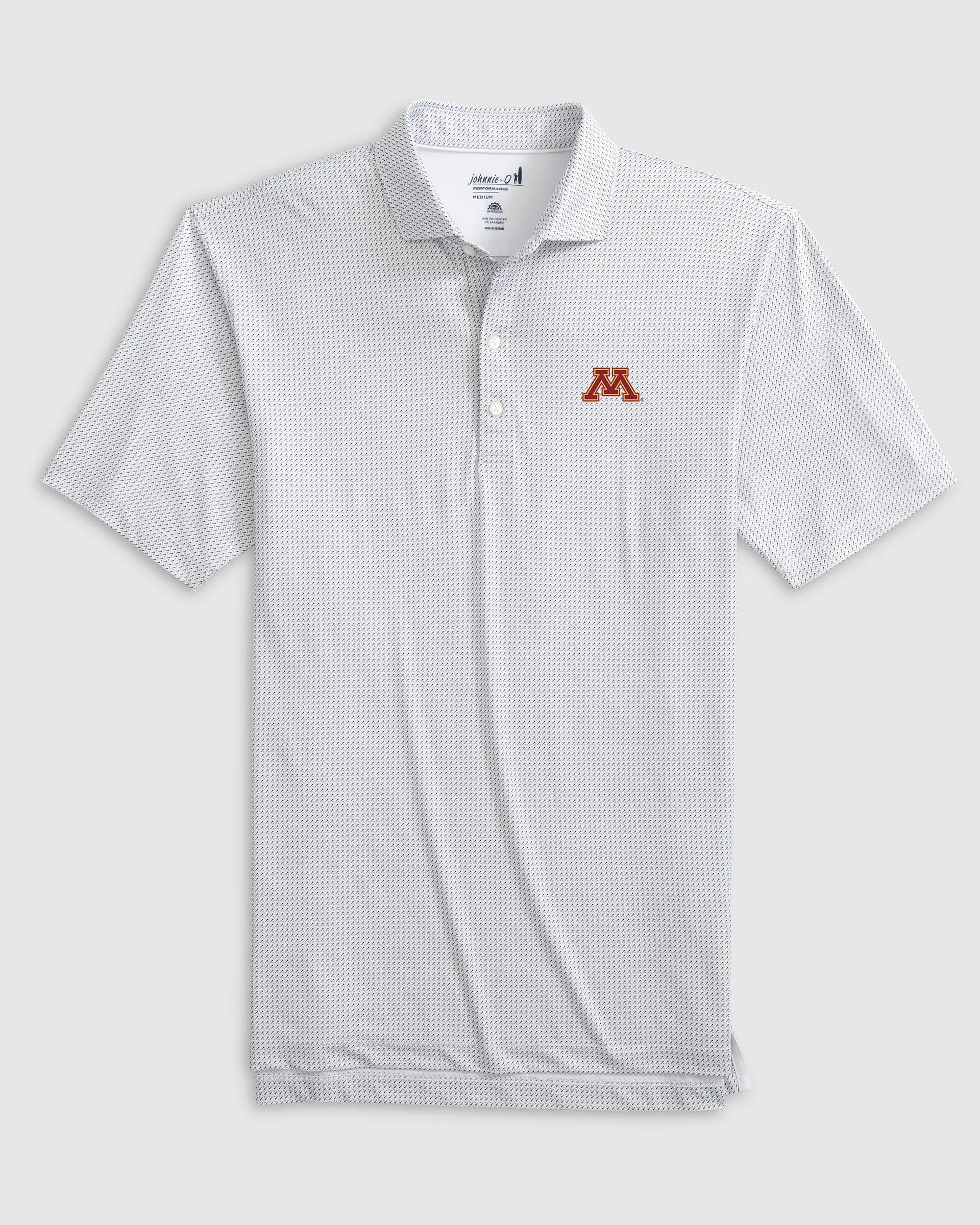 Minnesota Tee Time Printed Performance Jersey Polo sold by Johnnie-O