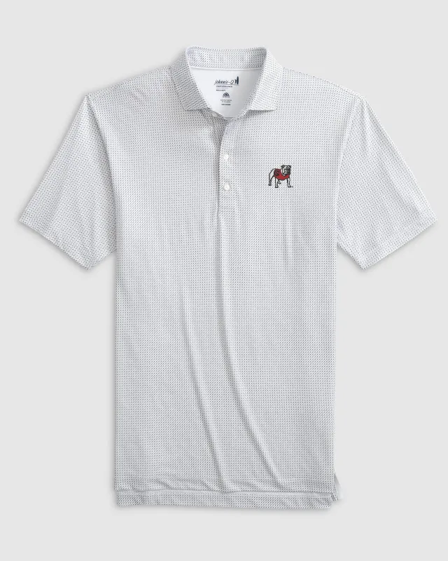 Georgia Tee Time Printed Performance Jersey Polo sold by Johnnie-O