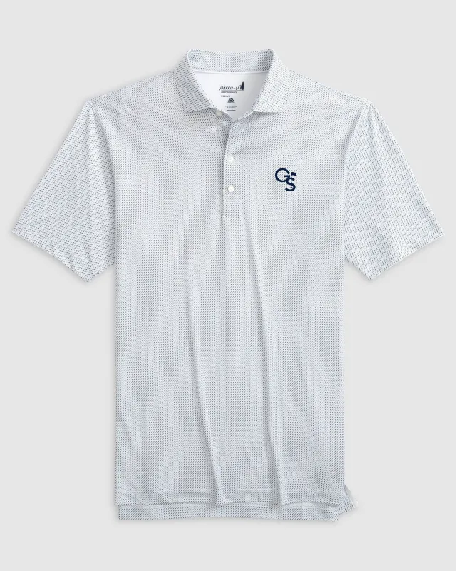 Georgia Southern Tee Time Printed Performance Jersey Polo - Flag Logo sold by Johnnie-O